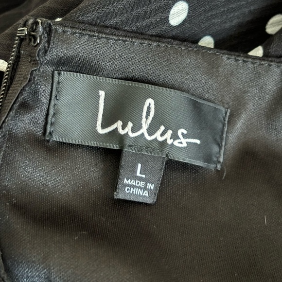 Lulus Charmed and Classy Black Polka Dot Long Sleeve Midi Dress - Picture 13 of 13